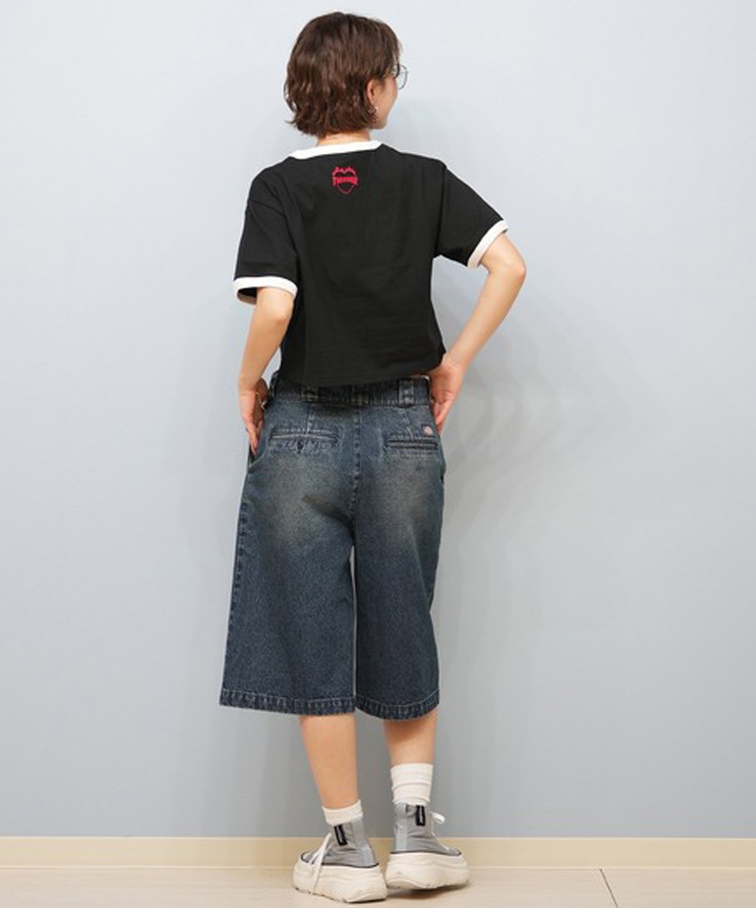 Dickies/ディッキーズ レディース デニムハーフパンツ 81120600(40-M)