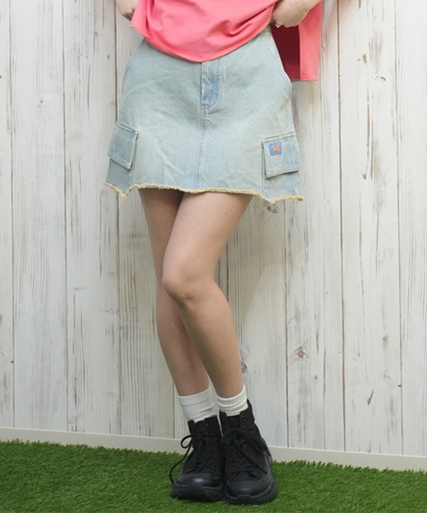 Dickies/ディッキーズ レディース デニムミニスカート 81120300(40-S)