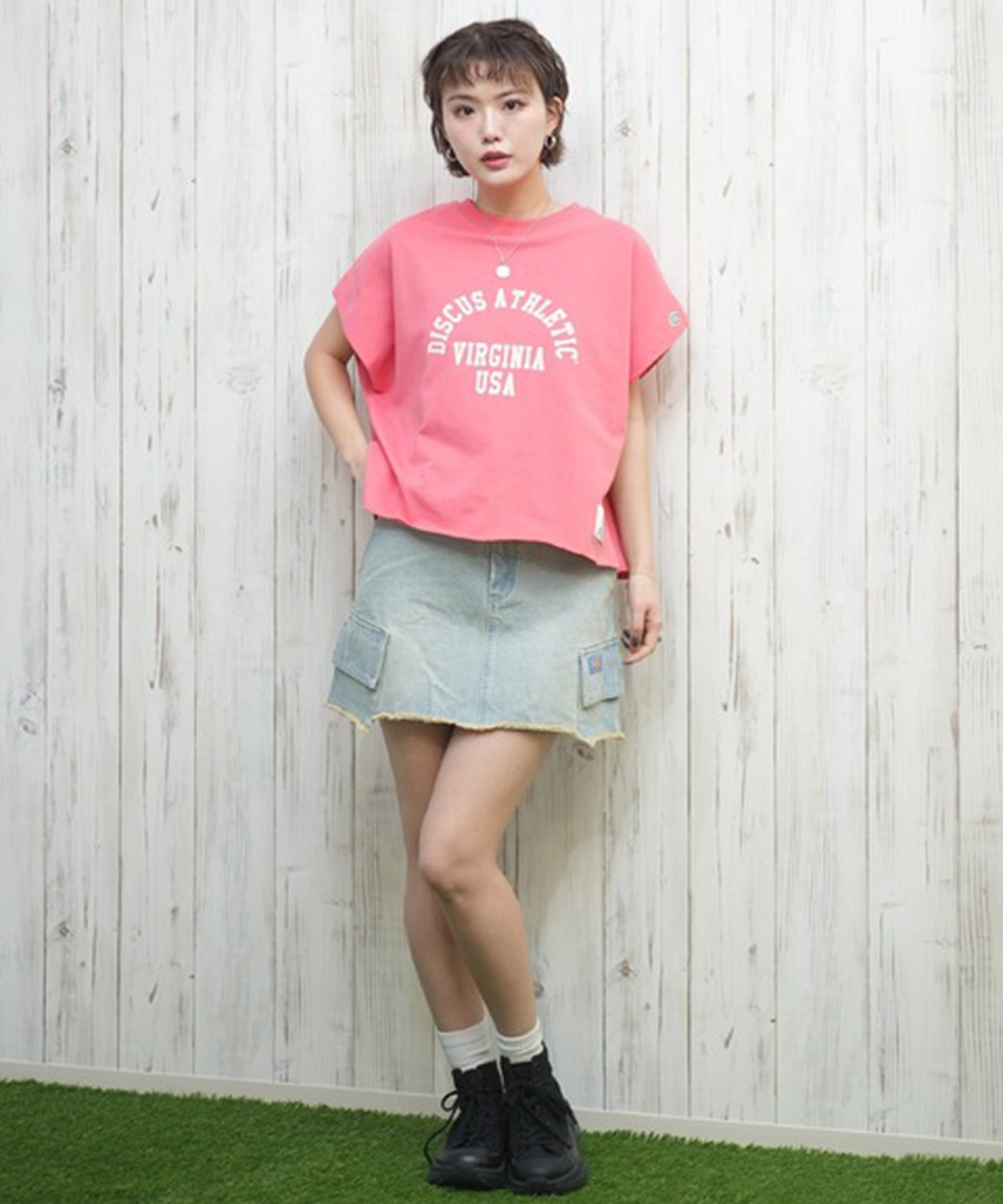 Dickies/ディッキーズ レディース デニムミニスカート 81120300(40-S)
