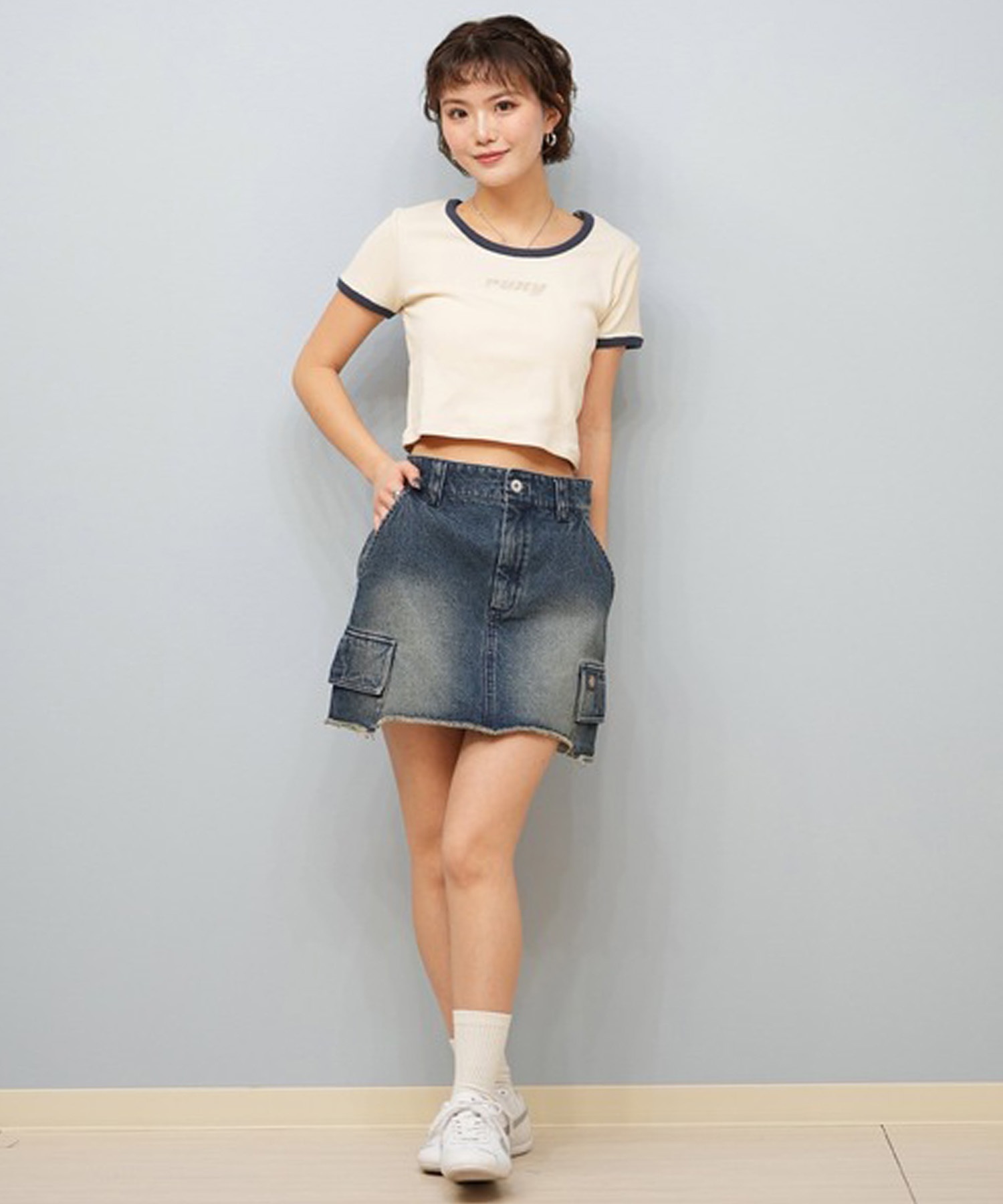 Dickies/ディッキーズ レディース デニムミニスカート 81120300(40-S)