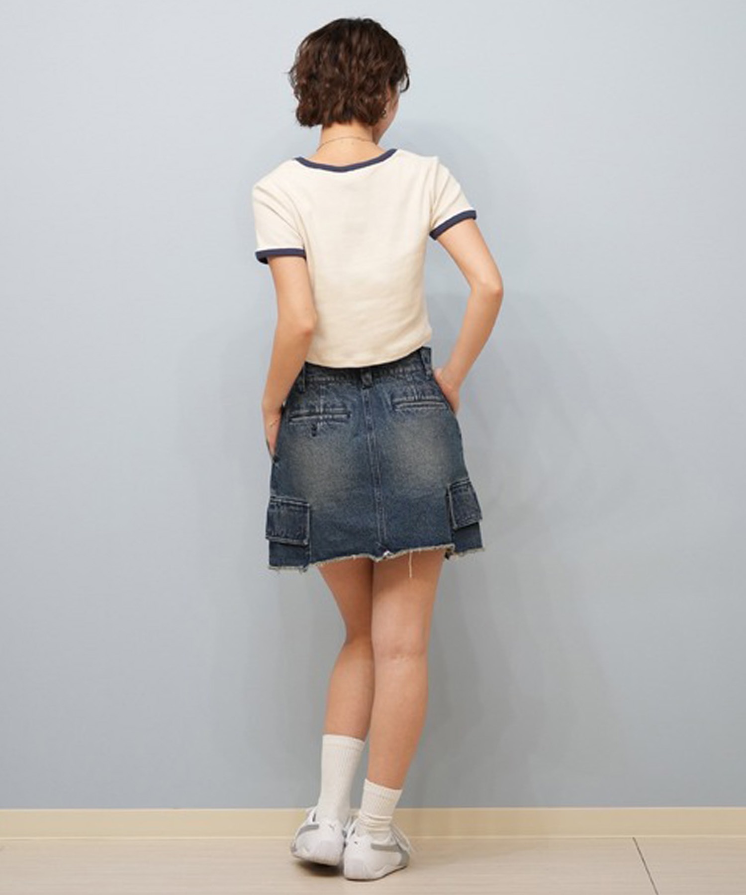 Dickies/ディッキーズ レディース デニムミニスカート 81120300(40-S)