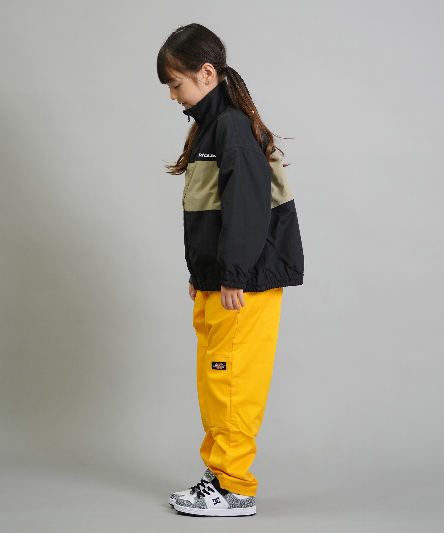 Dickies ディッキーズ ジャケット キッズ ジュニア ナイロントラックジャケット 253K10M201 ムラサキスポーツ限定(KH-130cm)