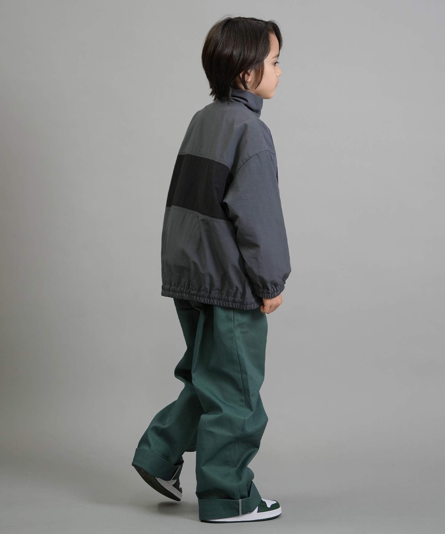 Dickies ディッキーズ ジャケット キッズ ジュニア ナイロントラックジャケット 253K10M201 ムラサキスポーツ限定(KH-130cm)