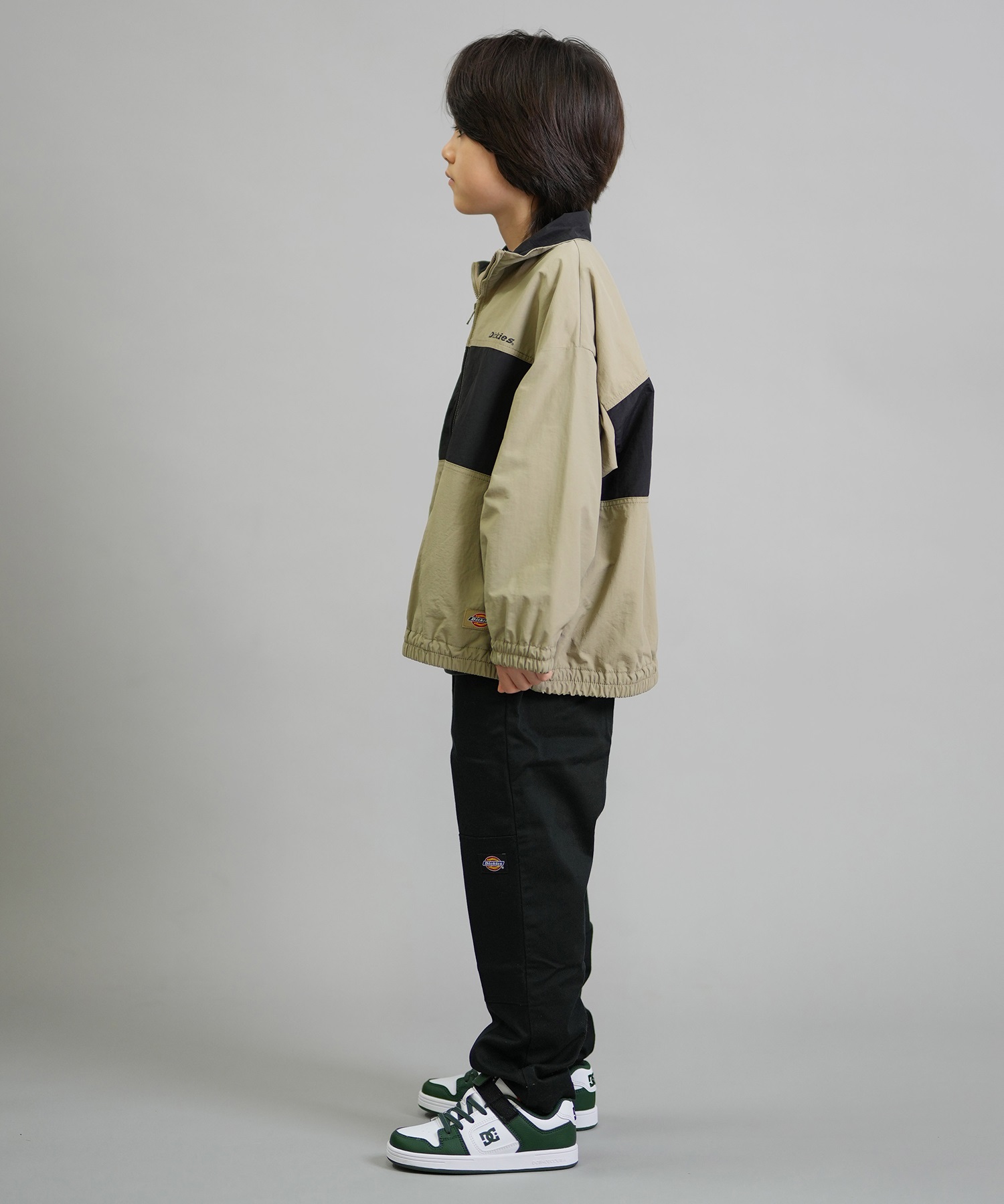 Dickies ディッキーズ ジャケット キッズ ジュニア ナイロントラックジャケット 253K10M201 ムラサキスポーツ限定(KH-130cm)