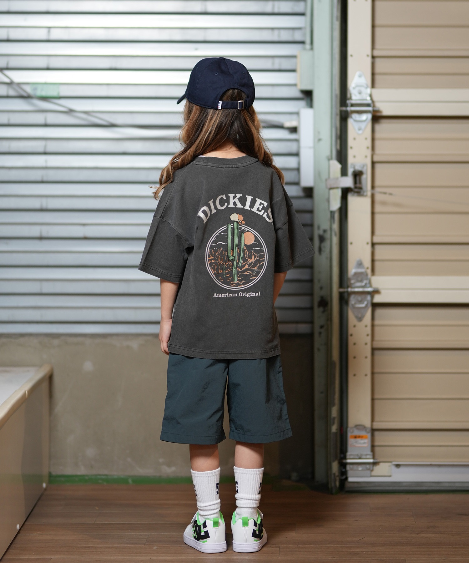 Dickies ディッキーズ 半袖 Tシャツ キッズ ジュニア 子供 バック