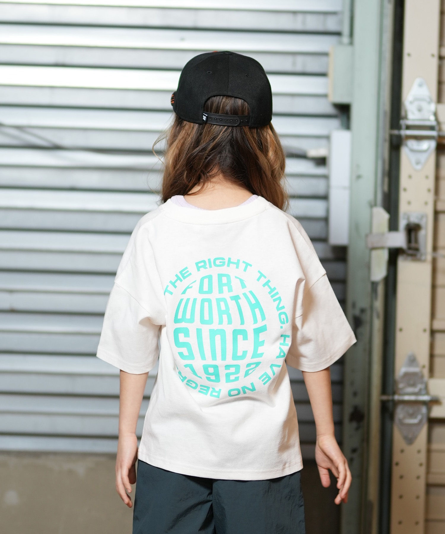 デイジーリン帽子・ディオール半袖Tシャツ Dickies ディッキーズ 半袖 Tシャツ キッズ ジュニア 子供 バック