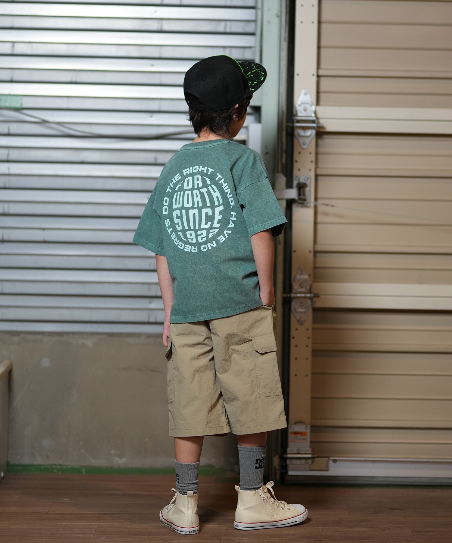 Dickies ディッキーズ 半袖 Tシャツ キッズ ジュニア 子供 バック