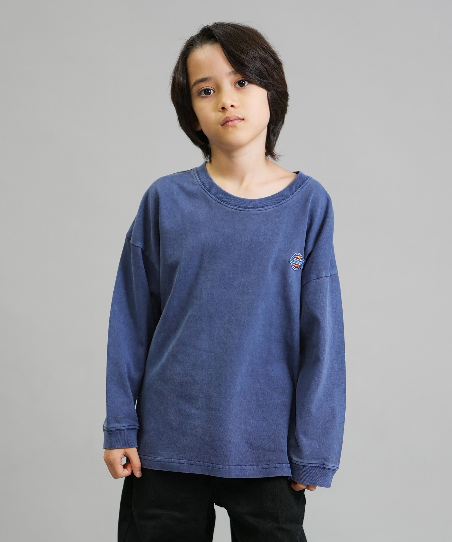 Dickies ディッキーズ 長袖 Tシャツ キッズ DK Pigment dye L T shirt