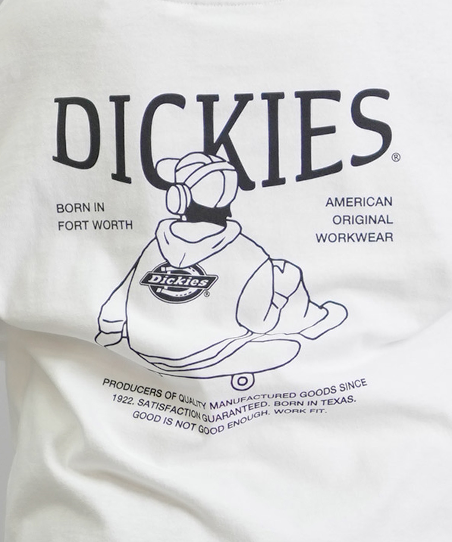 Dickies ディッキーズ 長袖 Tシャツ キッズ DK Pigment dye L T shirt 253K30M201 ムラサキスポーツ限定(CBK-130cm)