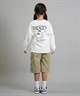 Dickies ディッキーズ 長袖 Tシャツ キッズ DK Pigment dye L T shirt 253K30M201 ムラサキスポーツ限定(CBK-130cm)