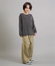 Dickies ディッキーズ 長袖 Tシャツ キッズ DK Pigment dye L T shirt 253K30M201 ムラサキスポーツ限定(CBK-130cm)