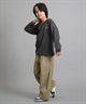 Dickies ディッキーズ 長袖 Tシャツ キッズ DK Pigment dye L T shirt 253K30M201 ムラサキスポーツ限定(CBK-130cm)