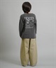 Dickies ディッキーズ 長袖 Tシャツ キッズ DK Pigment dye L T shirt 253K30M201 ムラサキスポーツ限定(CBK-130cm)