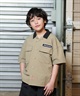 Dickies ディッキーズ 半袖 シャツ キッズ ジュニア 子供 ボーリングシャツ ワンポイント ロゴ 81220000(0089-130cm)