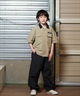 Dickies ディッキーズ 半袖 シャツ キッズ ジュニア 子供 ボーリングシャツ ワンポイント ロゴ 81220000(0089-130cm)