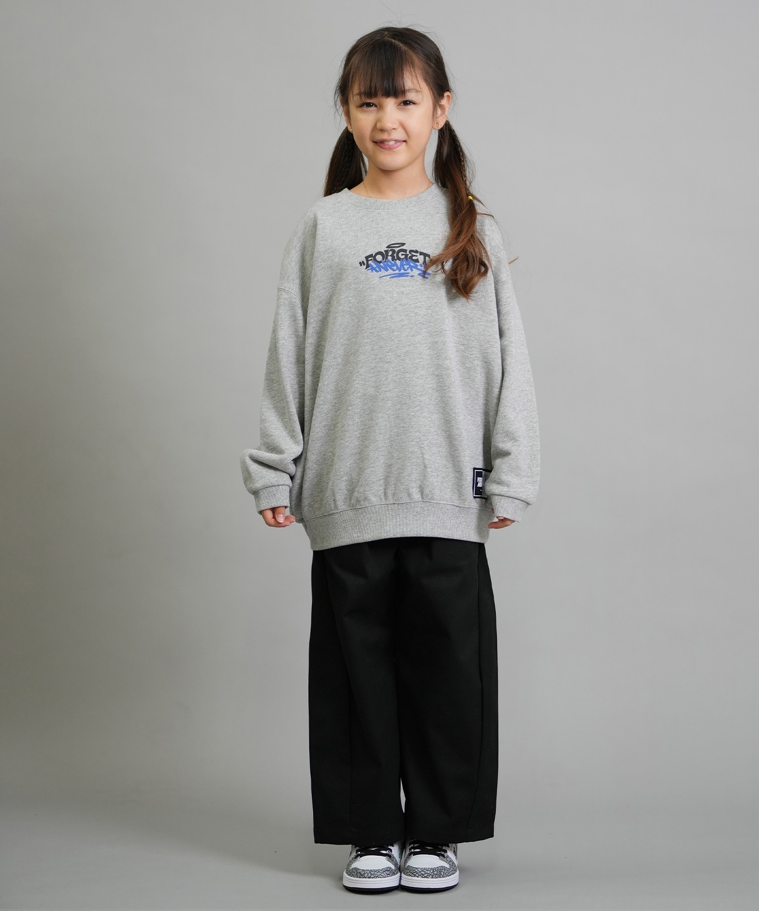 Dickies ディッキーズ ロングパンツ キッズ ジュニア ロンパン イージーバルーンパンツ 253K40M201 ムラサキスポーツ限定(BK-130cm)