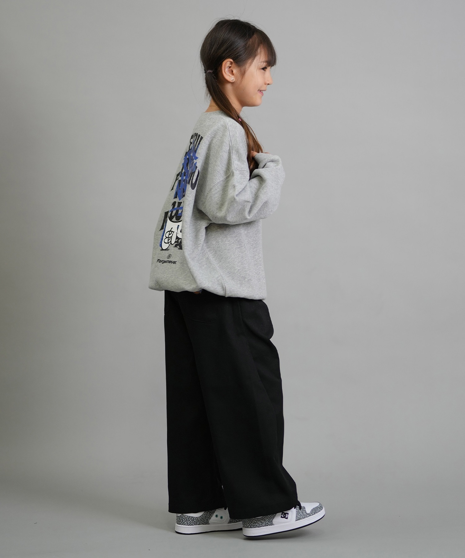 Dickies ディッキーズ ロングパンツ キッズ ジュニア ロンパン イージーバルーンパンツ 253K40M201 ムラサキスポーツ限定(BK-130cm)