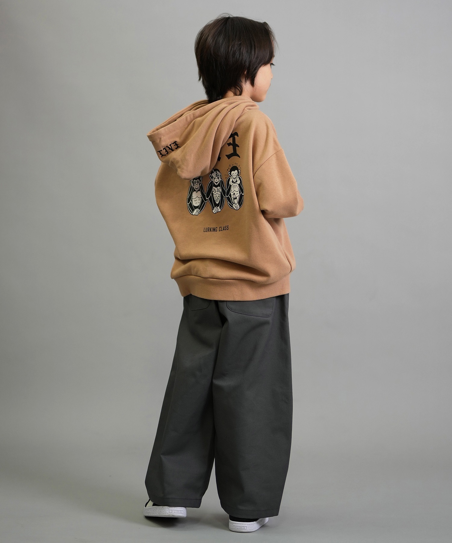 Dickies ディッキーズ ロングパンツ キッズ ジュニア ロンパン イージーバルーンパンツ 253K40M201 ムラサキスポーツ限定(BK-130cm)