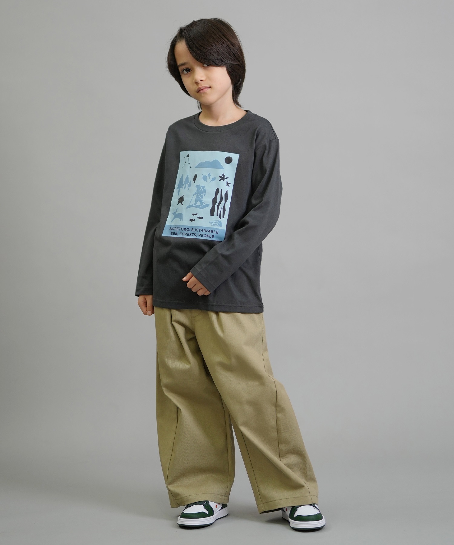 Dickies ディッキーズ ロングパンツ キッズ ジュニア ロンパン イージーバルーンパンツ 253K40M201 ムラサキスポーツ限定(BK-130cm)