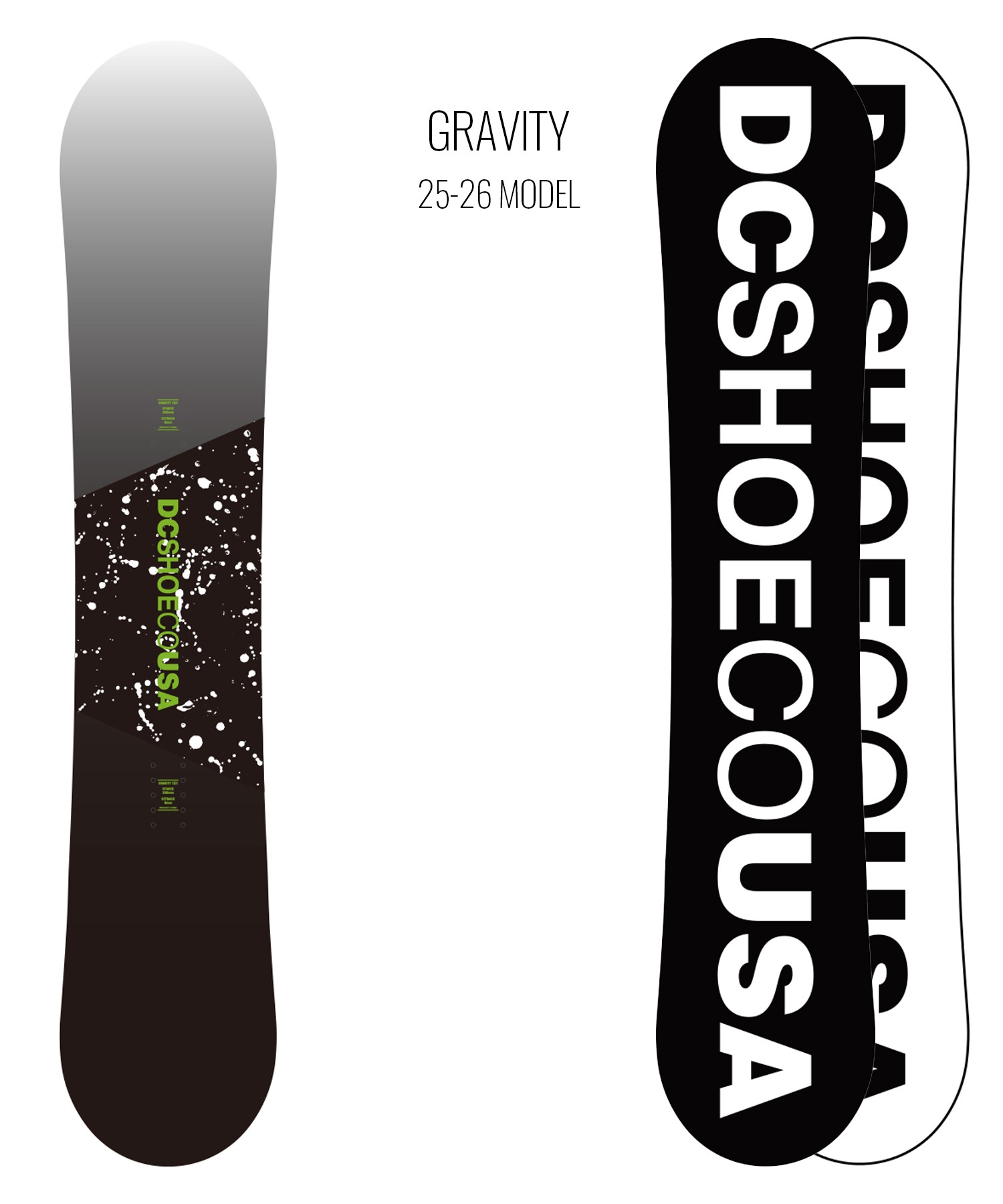 2526】DC ディーシー スノーボード 板 メンズ GRAVITY ムラサキ