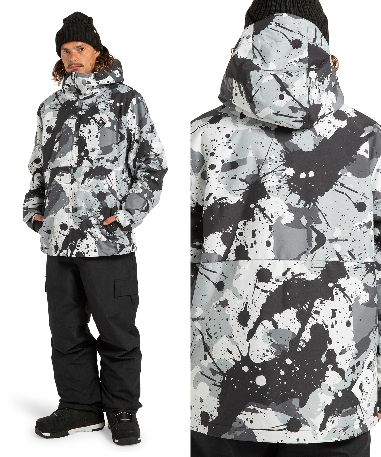 【早期購入】DC ディーシー スノーボード ウェア ジャケット ユニセックス BASIS PRINT JACKET ムラサキスポーツ 25-26モデル MM E1(KZL4-S)