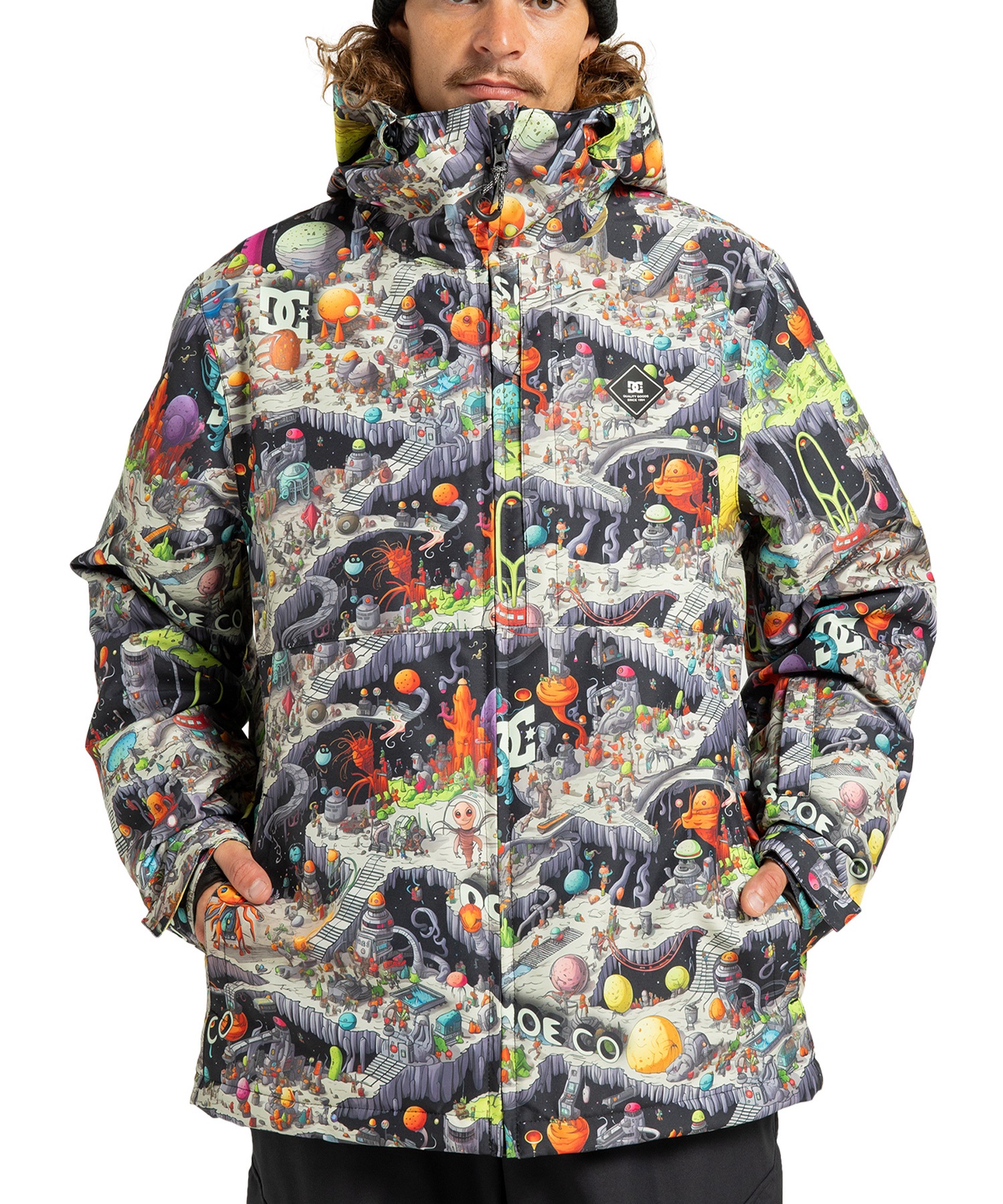 【早期購入】DC ディーシー スノーボード ウェア ジャケット ユニセックス BASIS PRINT JACKET ムラサキスポーツ 25-26モデル MM E1(KZL4-S)
