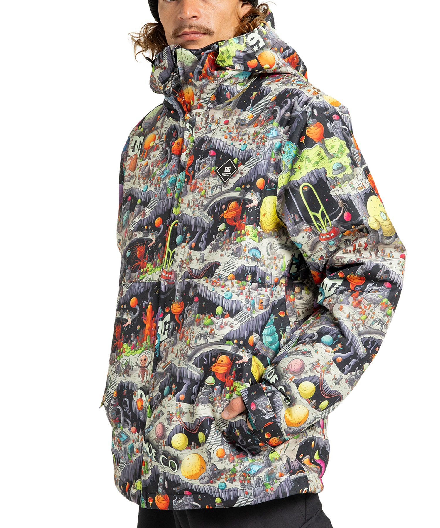 【早期購入】DC ディーシー スノーボード ウェア ジャケット ユニセックス BASIS PRINT JACKET ムラサキスポーツ 25-26モデル MM E1(KZL4-S)