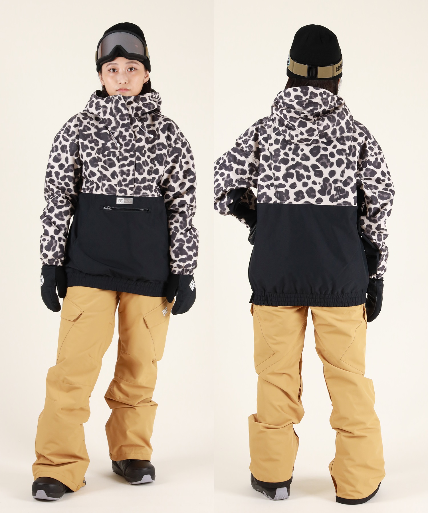 レディーススノーウェア DC ディーシー CHALET ANORAK スノーボード ウェア ジャケット