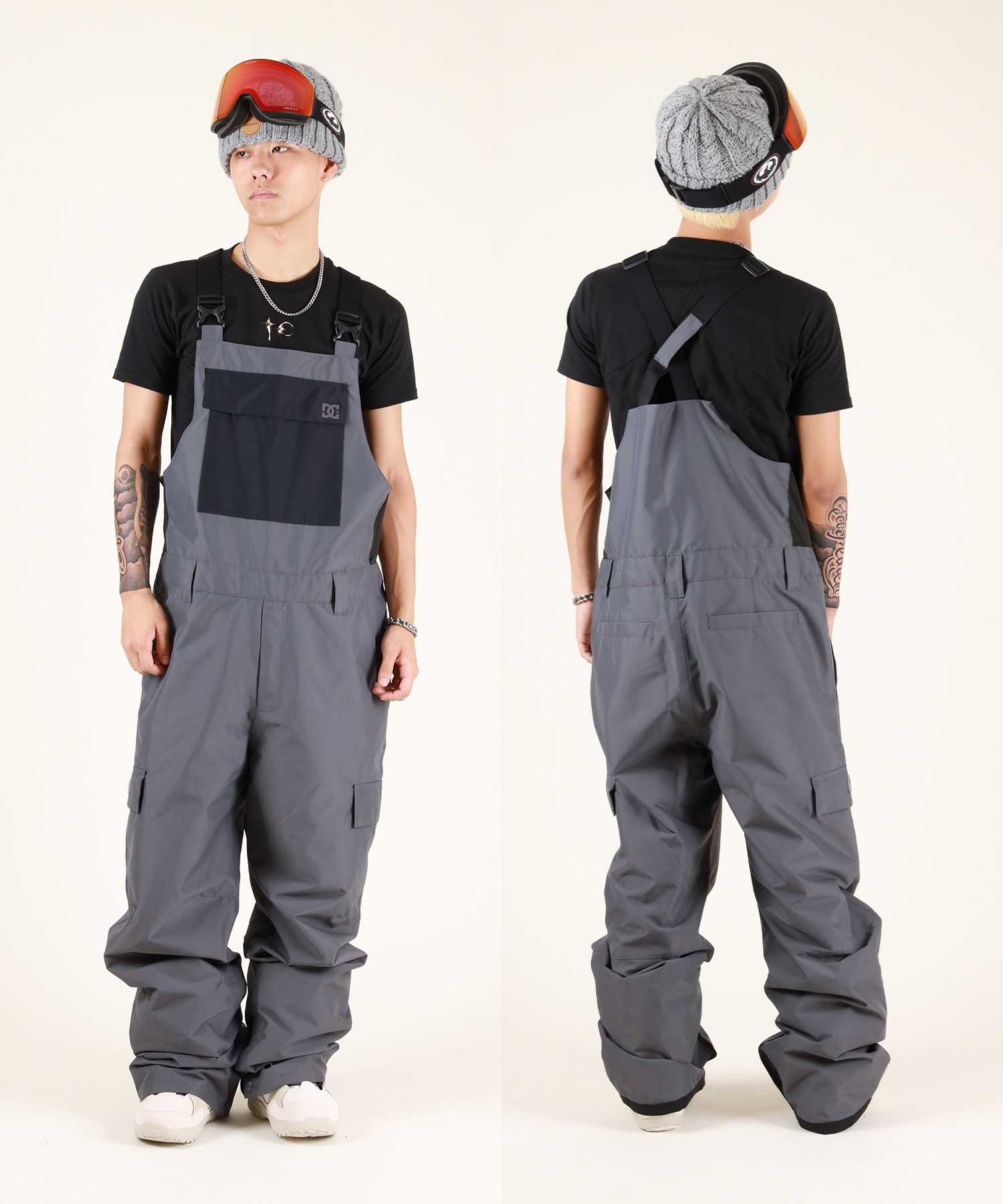DC ディーシー DOCILE BIB スノーボード ウェア パンツ ユニセックス
