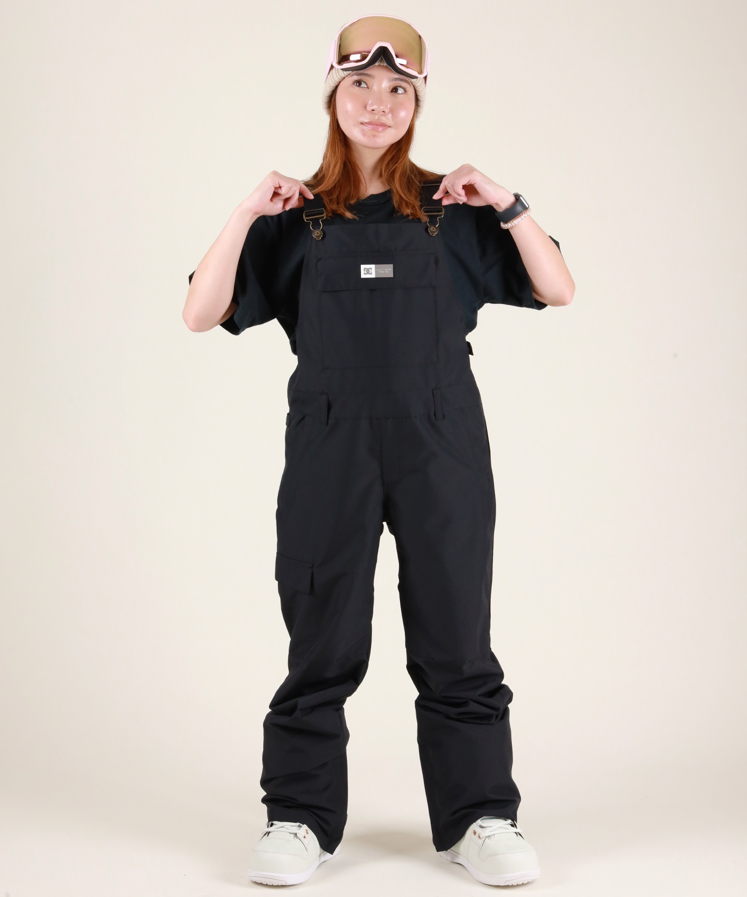 DC スノーボード　ウェア　M レディース DC ディーシー VALIANT BIB スノーボード ウェア パンツ レディース