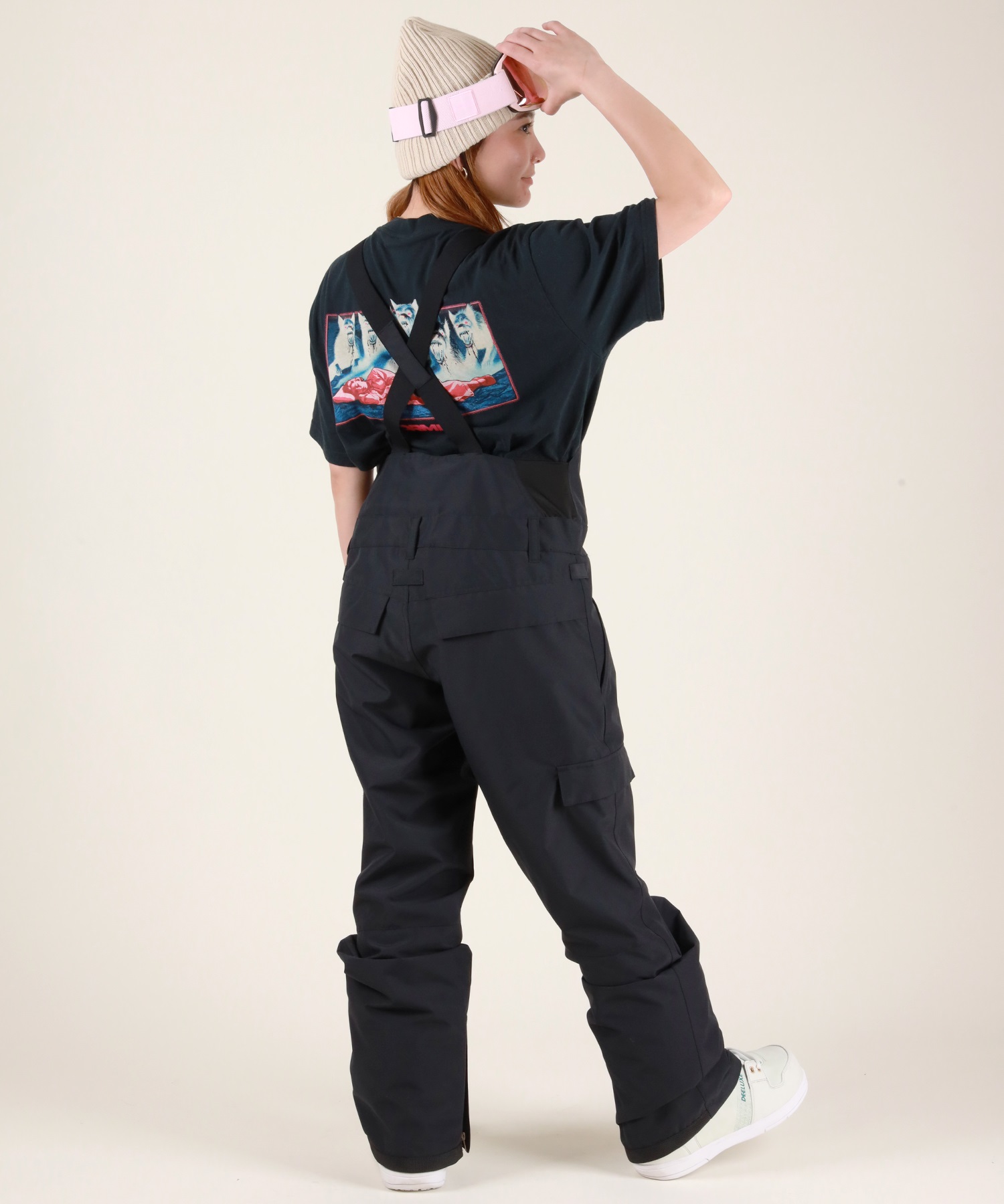 DC ディーシー VALIANT BIB スノーボード ウェア パンツ レディース