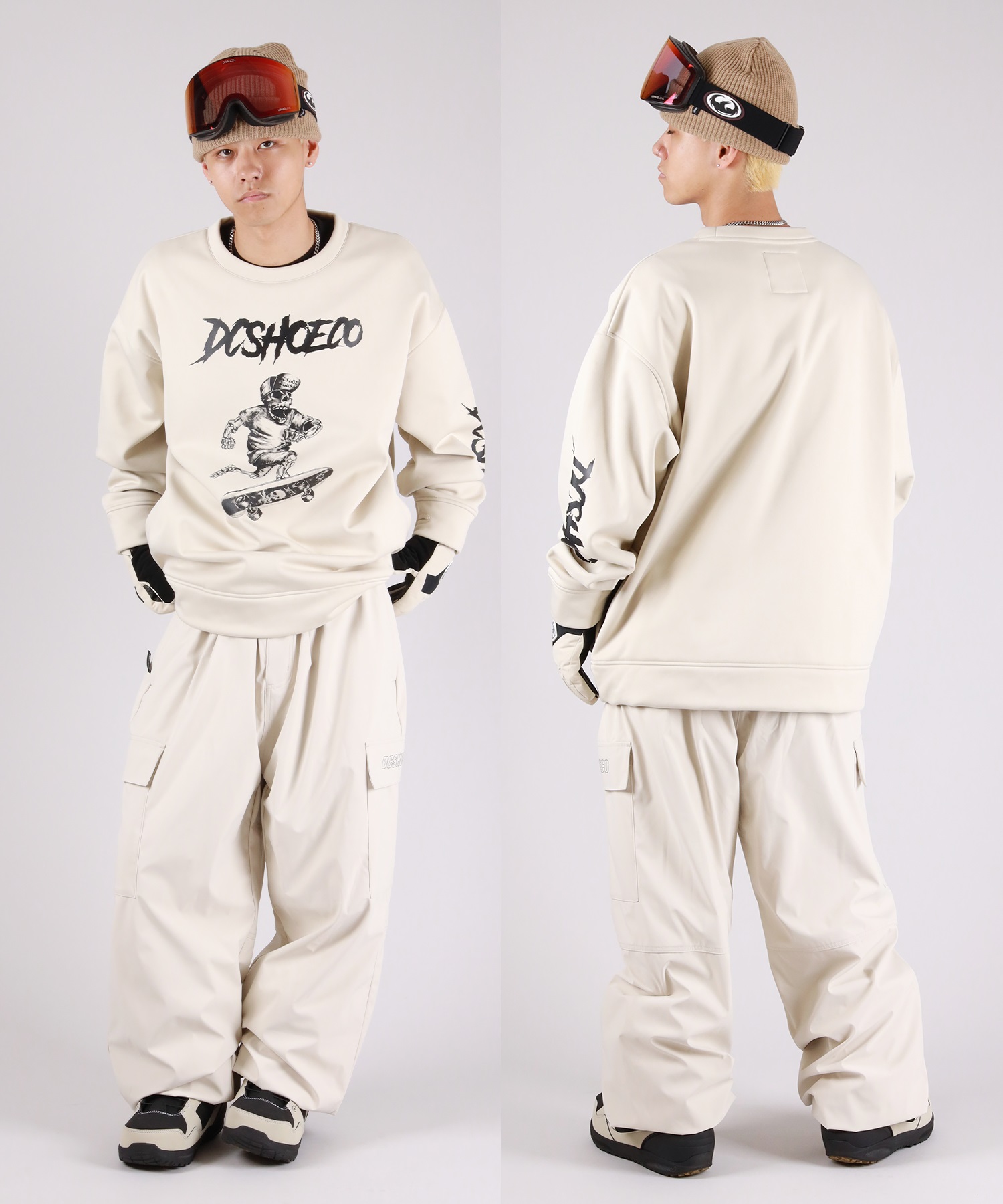 DC ディーシー 25 DC SNOW CREWNECK スノーボード インナーウェア ユニ