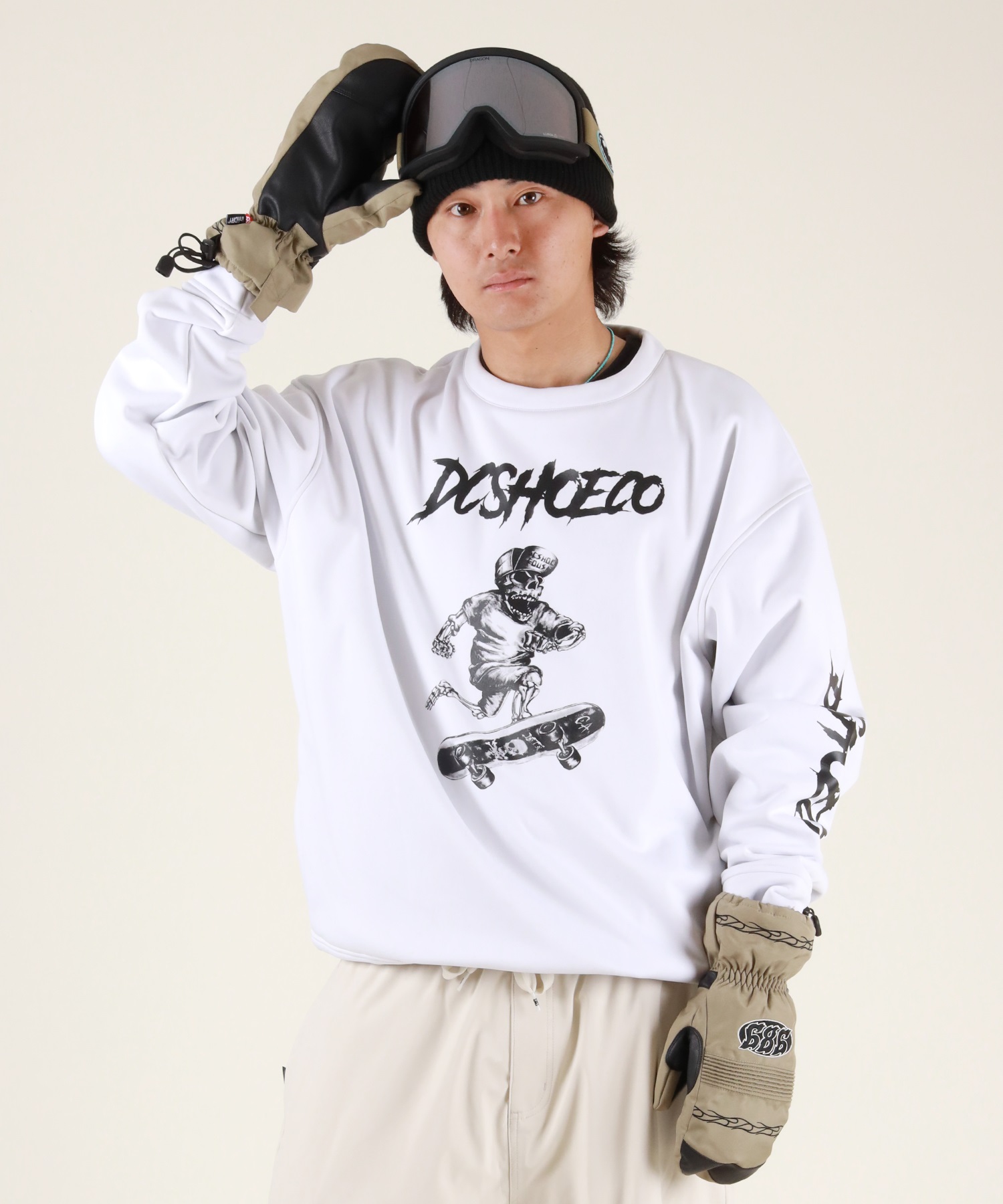 DC ディーシー 25 DC SNOW CREWNECK スノーボード インナーウェア ユニ