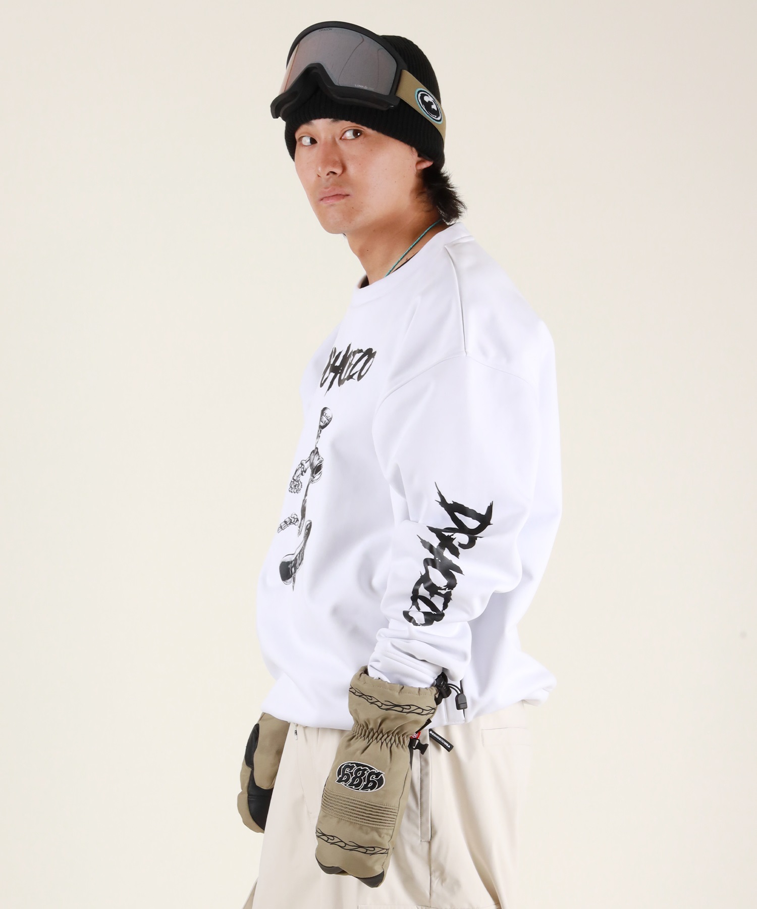 DC スノーボードウエア Mサイズ DC ディーシー 25 DC SNOW CREWNECK スノーボード インナーウェア ユニ