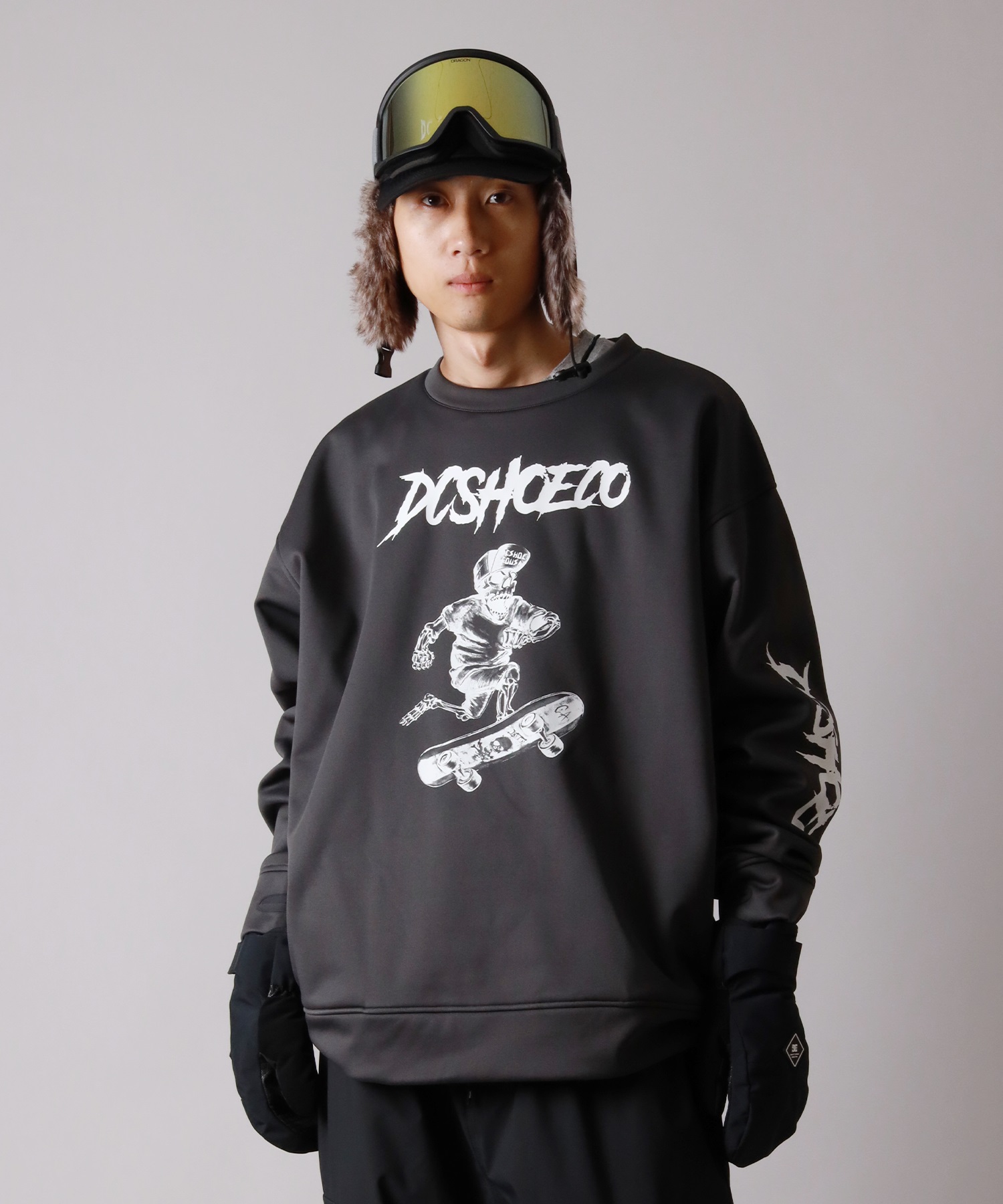 DC ディーシー 25 DC SNOW CREWNECK スノーボード インナーウェア ユニ