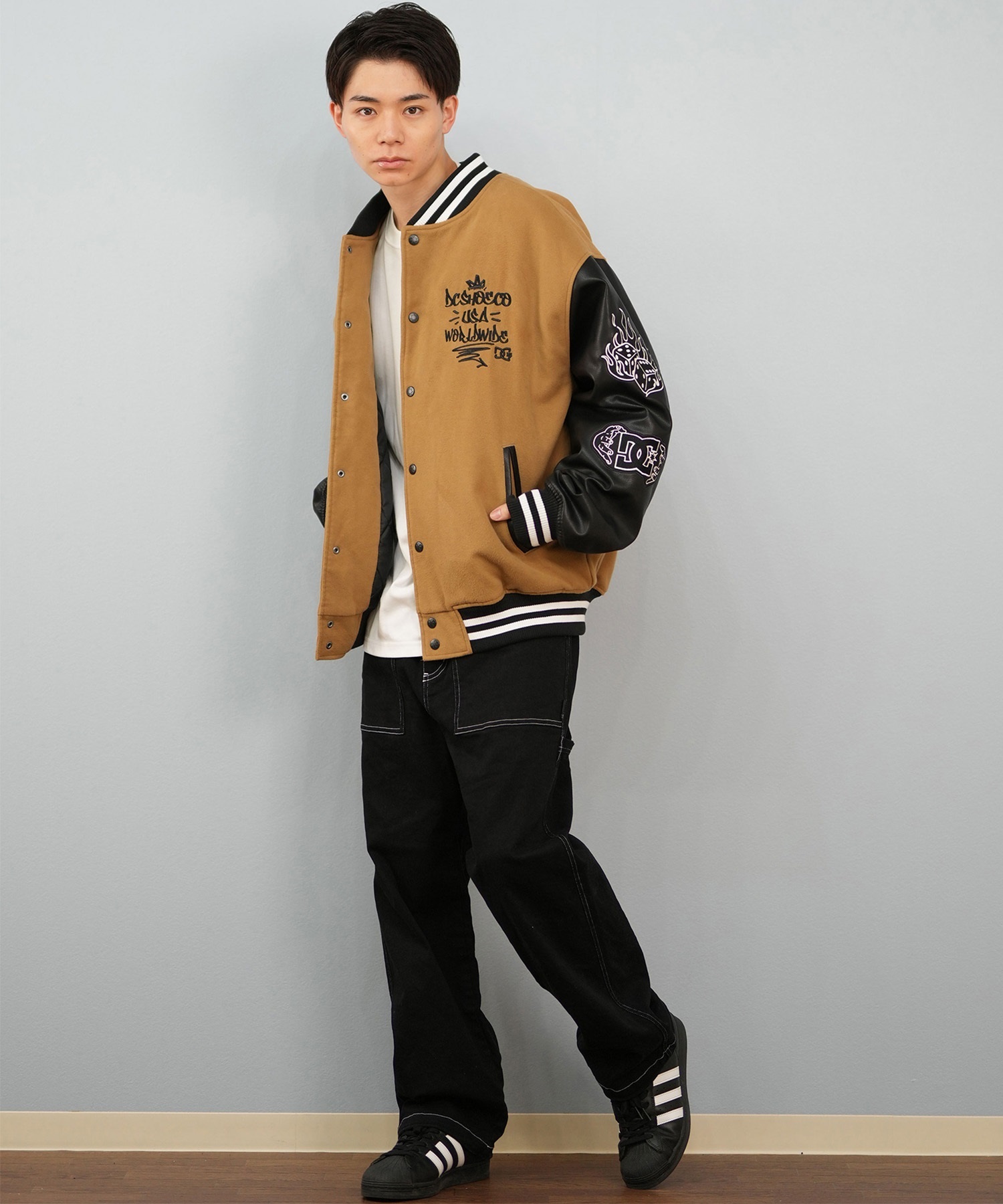 DC ディーシー スタジャン メンズ 25 VARSITY JACKET DJK254024 その他