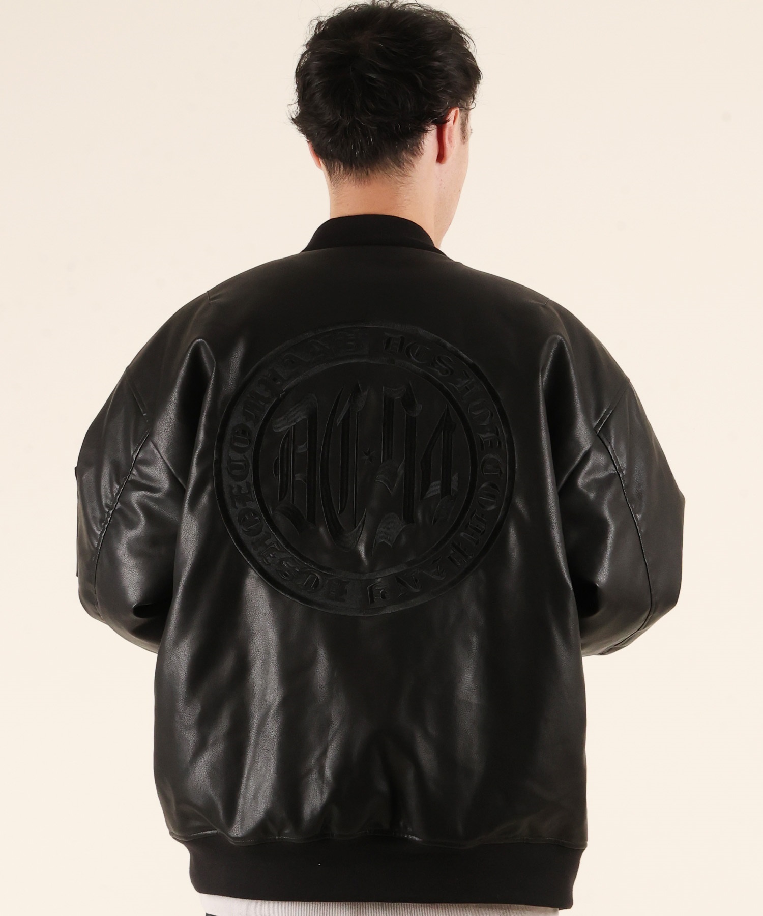 DC ディーシー ジャケット メンズ MA-1 バックプリント ロゴ 25 FLIGHT