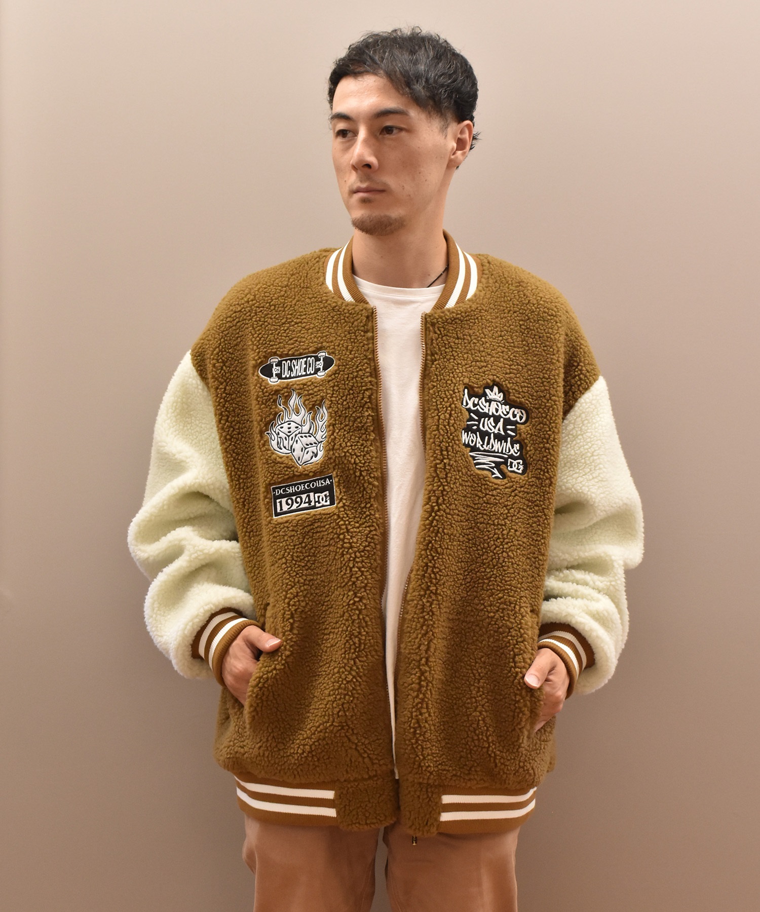 DC ディーシー アウター スタジャン メンズ スタジアム ジャケット