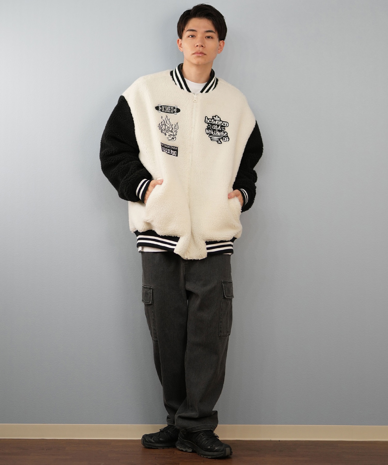 DC ディーシー アウター スタジャン メンズ スタジアム ジャケット