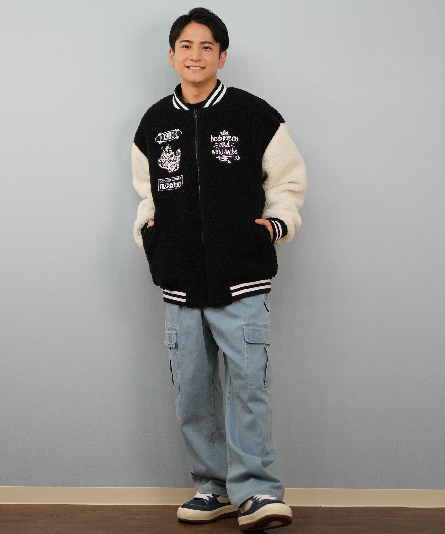 DC ディーシー アウター スタジャン メンズ スタジアム ジャケット