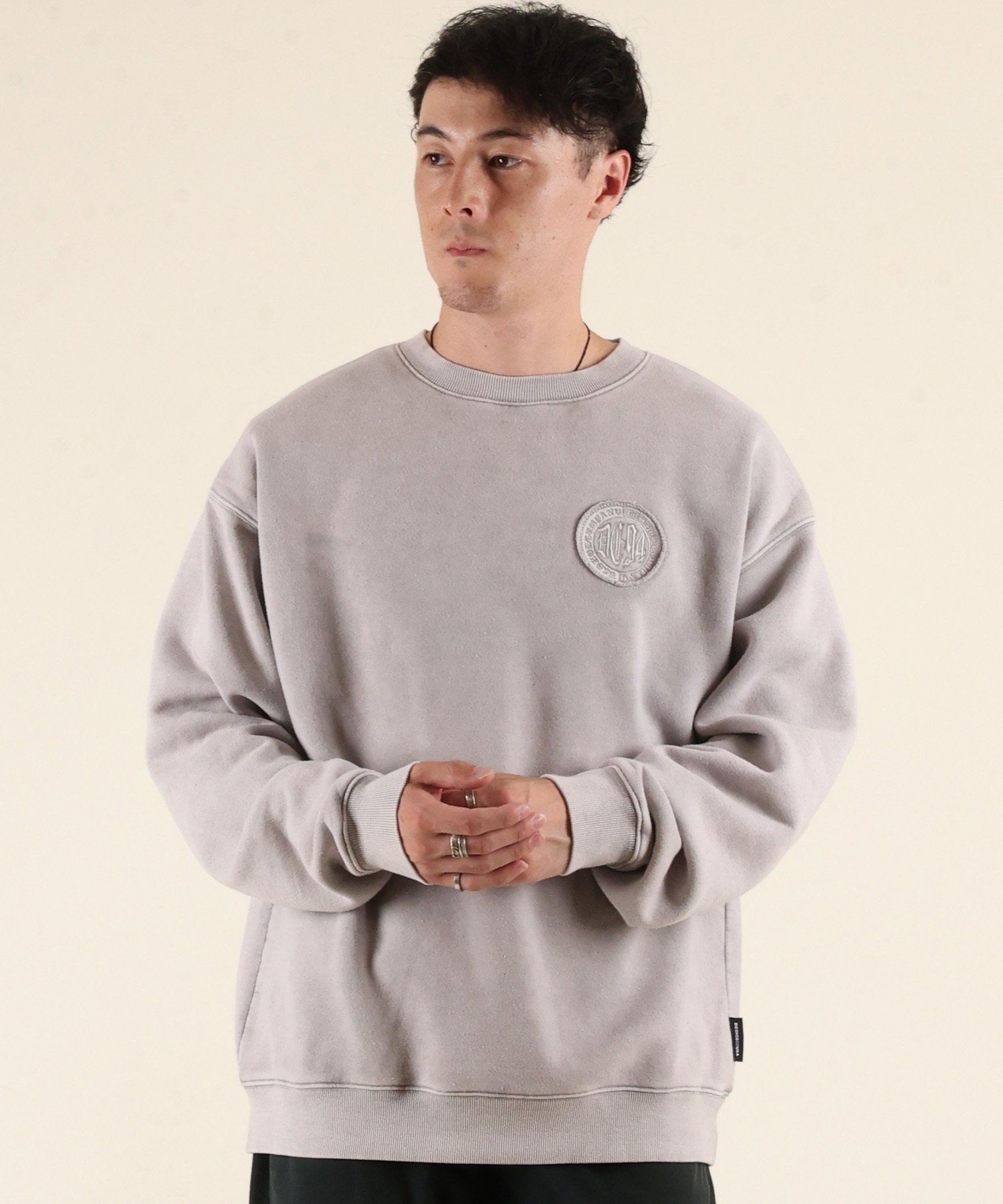 DC ディーシー トレーナー スウェット メンズ 裏起毛 DPO254058M ムラサキスポーツ限定(BKB-M)