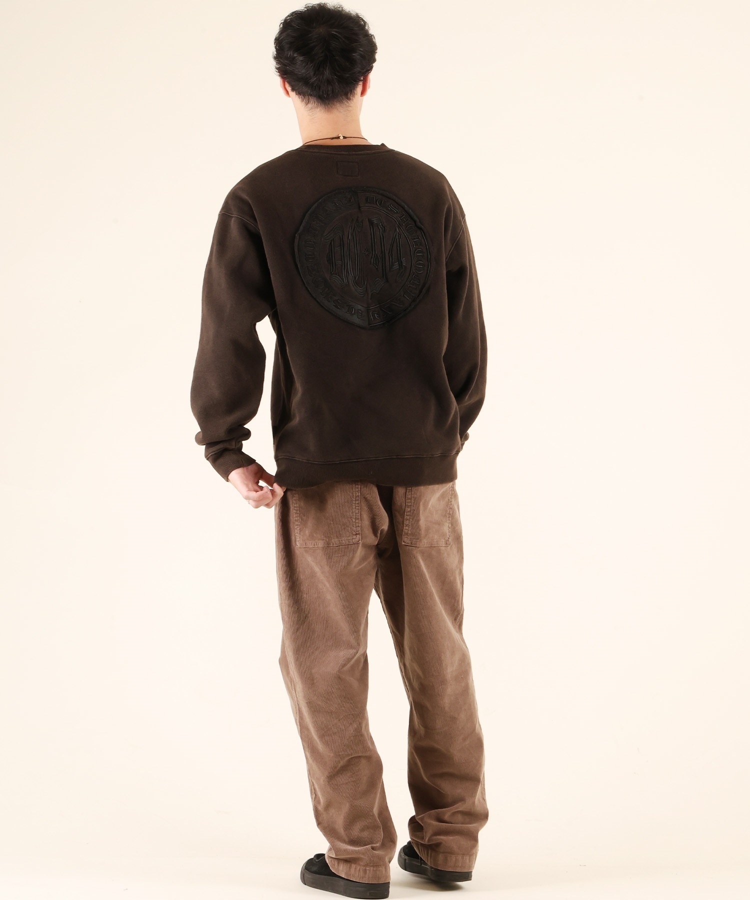 DC ディーシー トレーナー スウェット メンズ 裏起毛 DPO254058M ムラサキスポーツ限定(BKB-M)