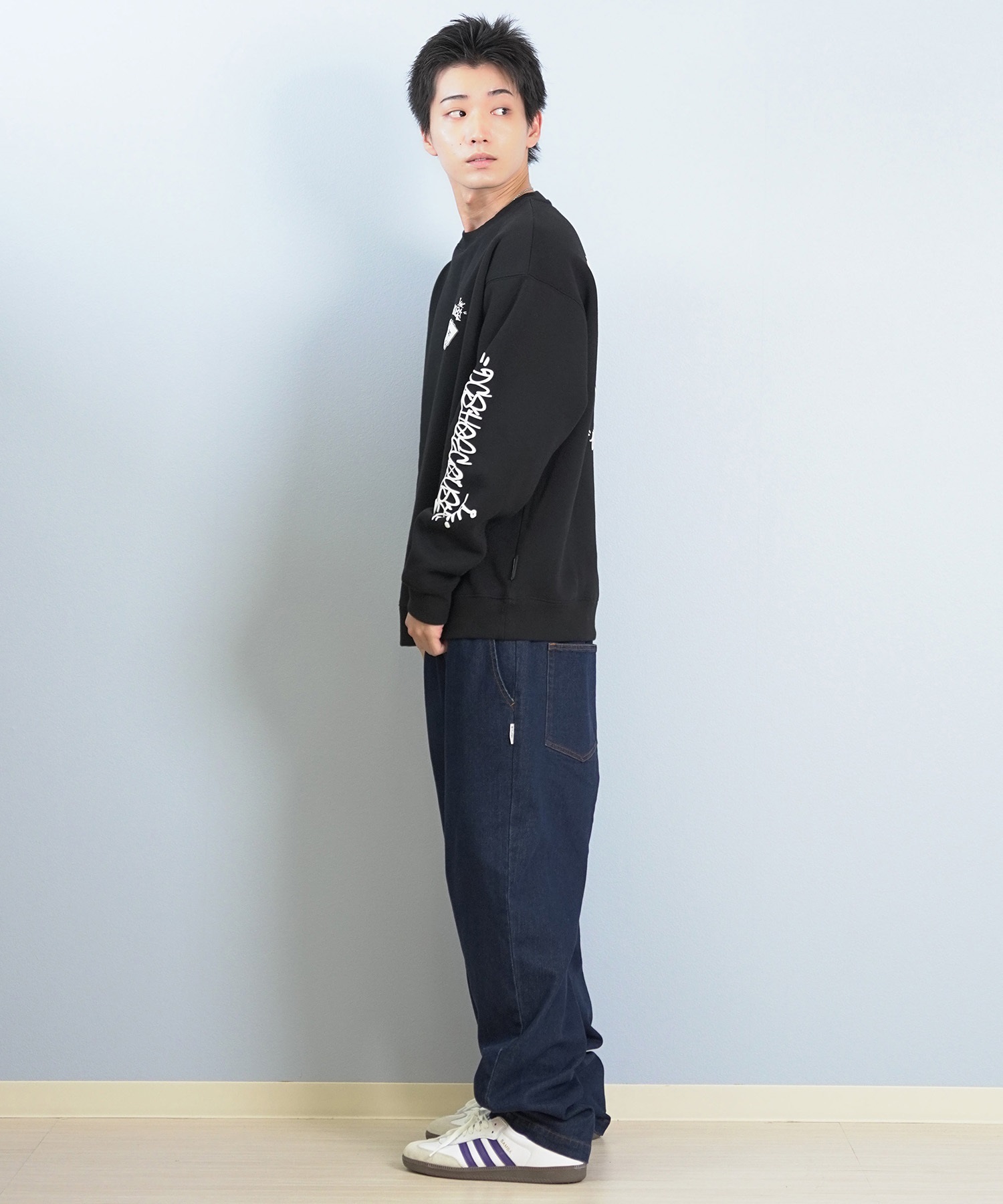 DC ディーシー トレーナー スウェット メンズ クルーネック バック