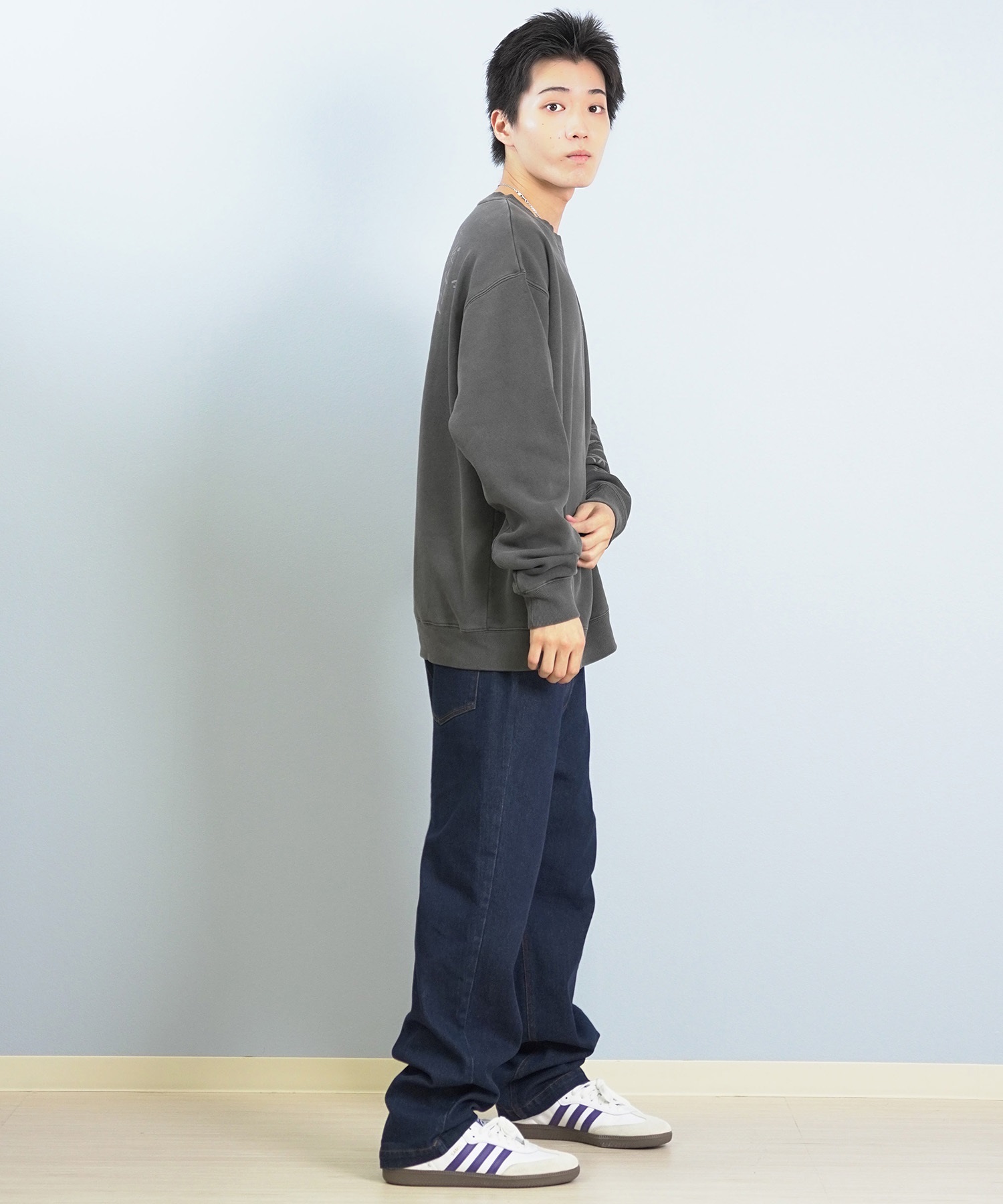 DC ディーシー トレーナー スウェット メンズ クルーネック バック