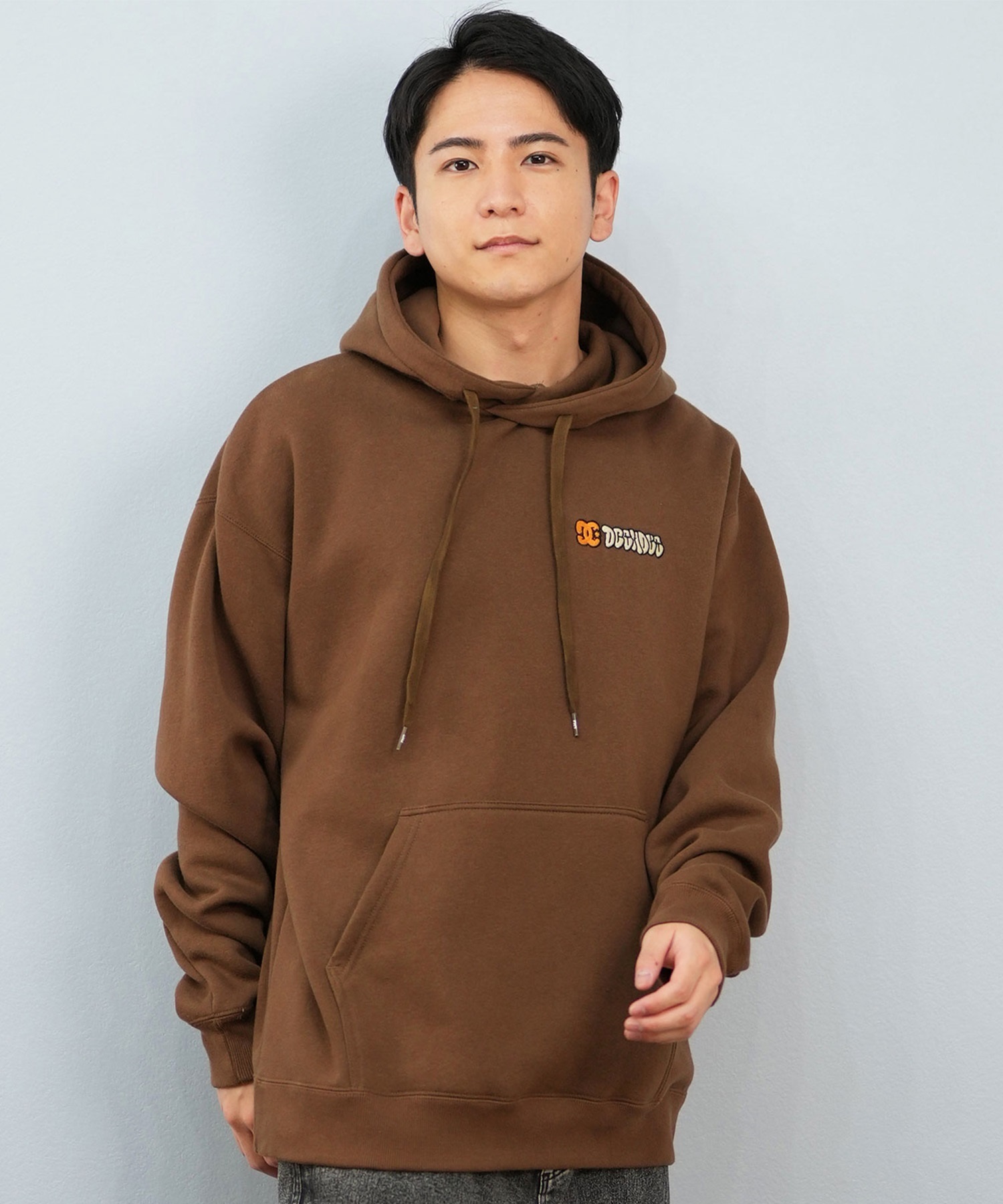 DC ディーシー プルオーバー パーカー メンズ バックプリント 25 SK CREW PH パーカー DPO254041(BLK-M)