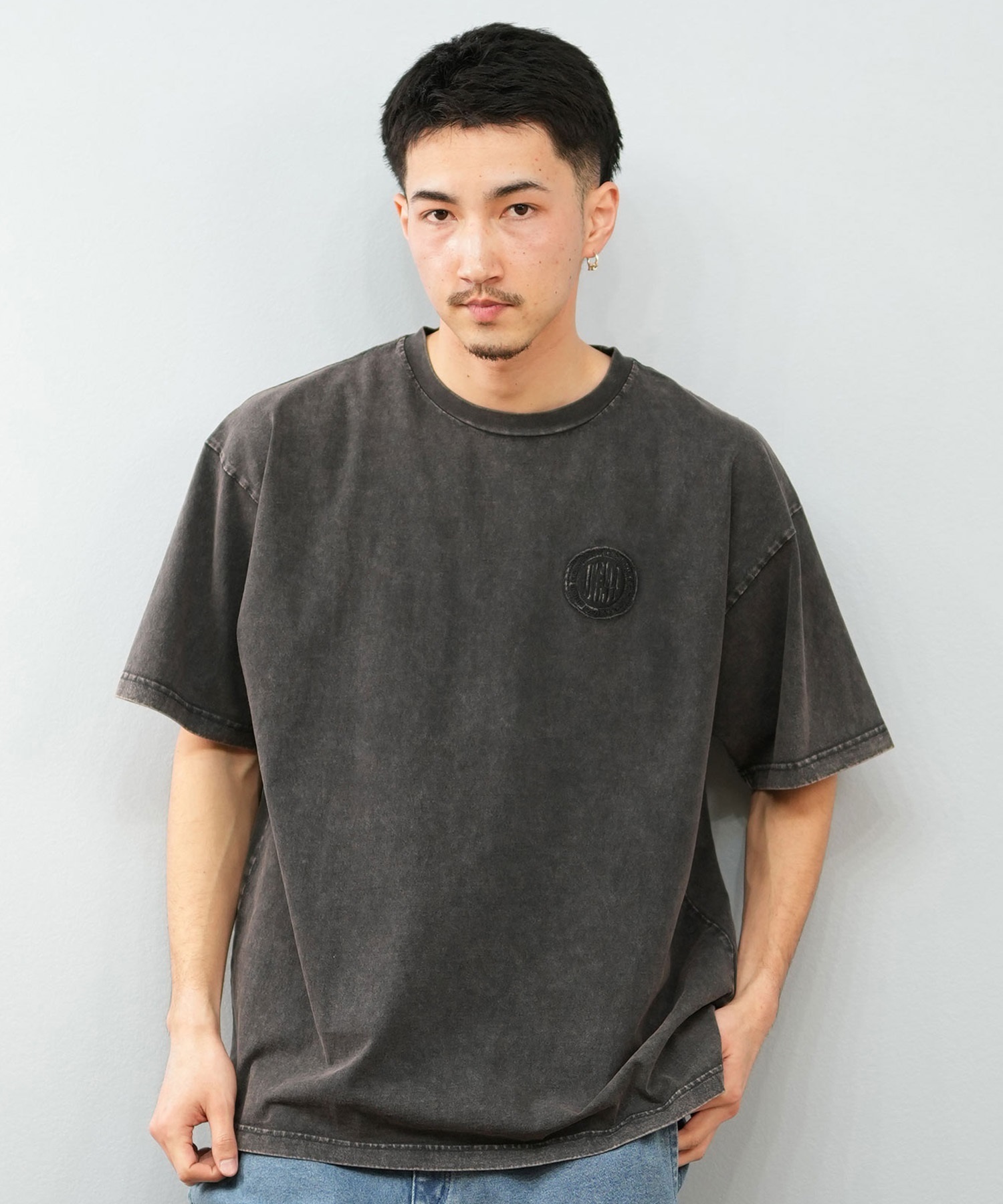 DC ディーシー 半袖 Tシャツ メンズ バックプリント ピグメント加工
