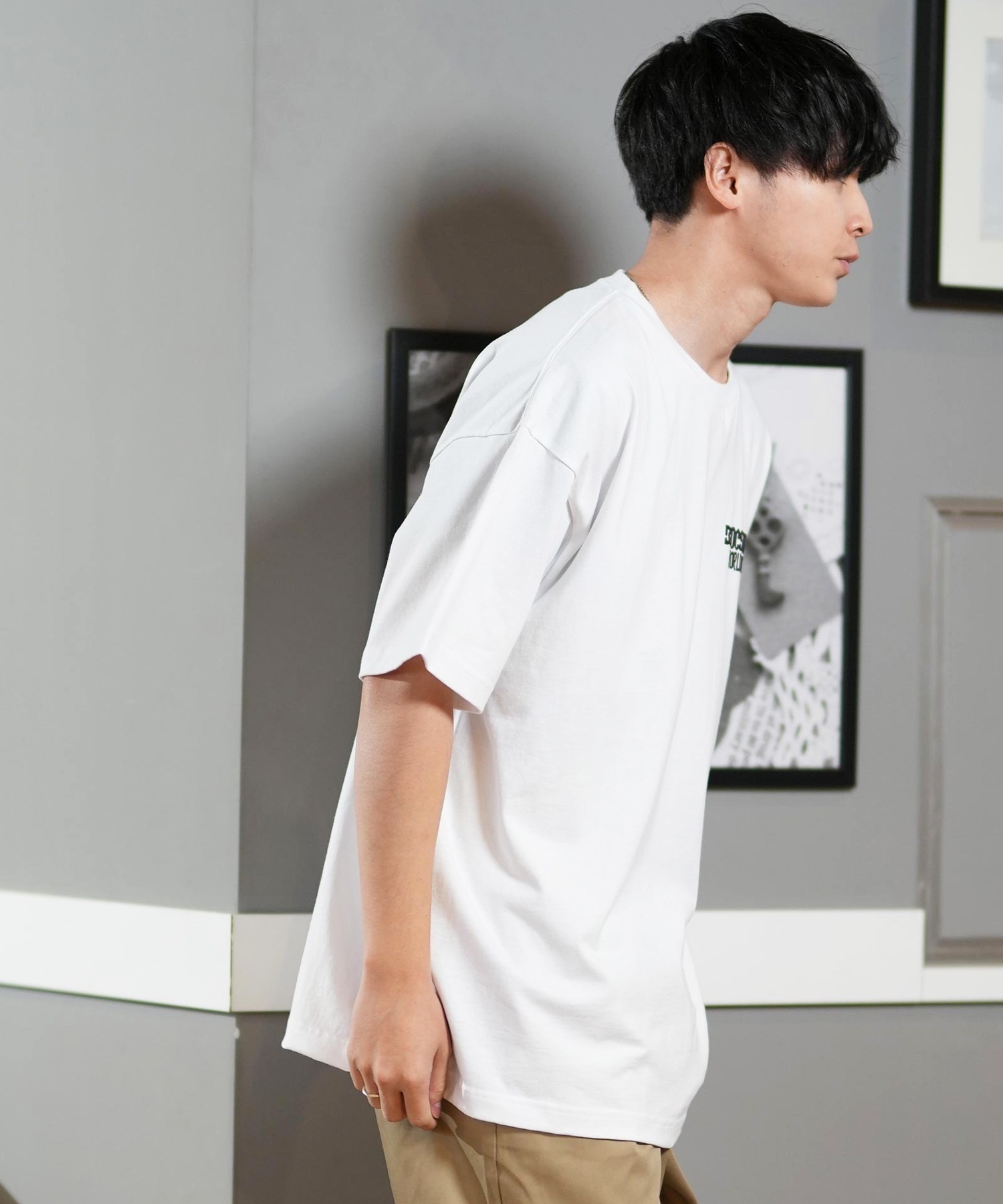 DC ディーシー 半袖 Tシャツ メンズ バックプリント オーバーサイズ DST251091(WHT2-M)