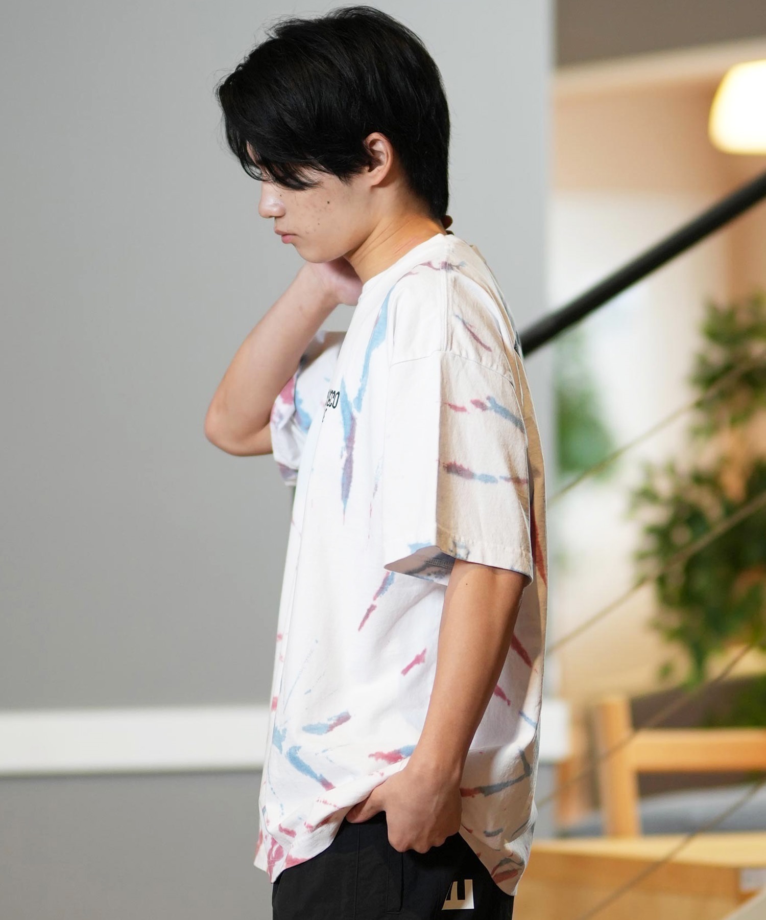 DC ディーシー 半袖 Tシャツ メンズ バックプリント オーバーサイズ DST251091(WHT2-M)