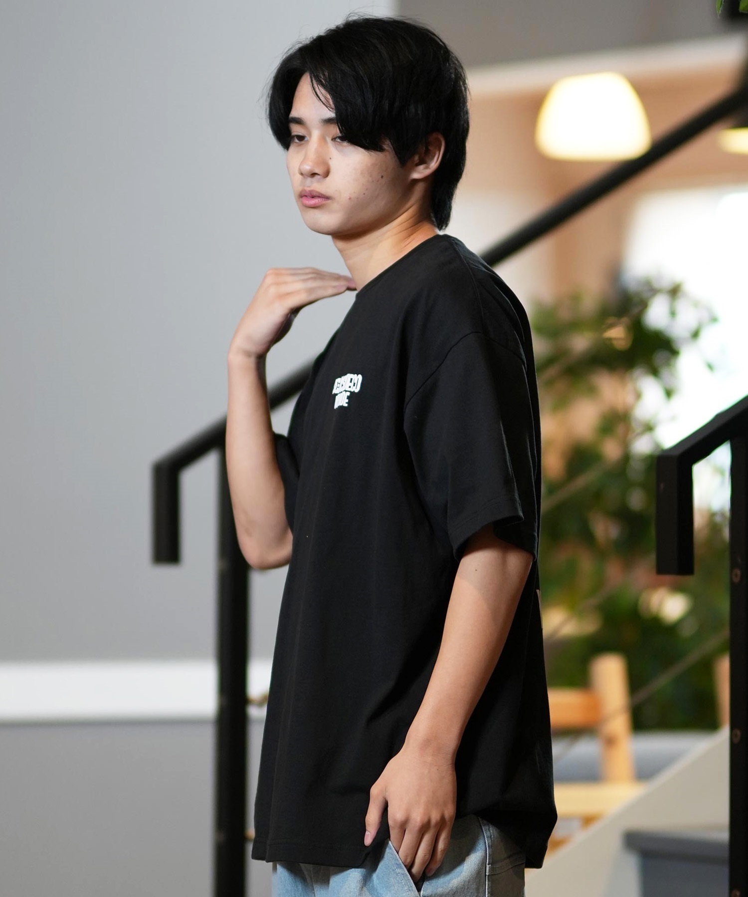 DC ディーシー 半袖 Tシャツ メンズ バックプリント オーバーサイズ DST251091(WHT2-M)