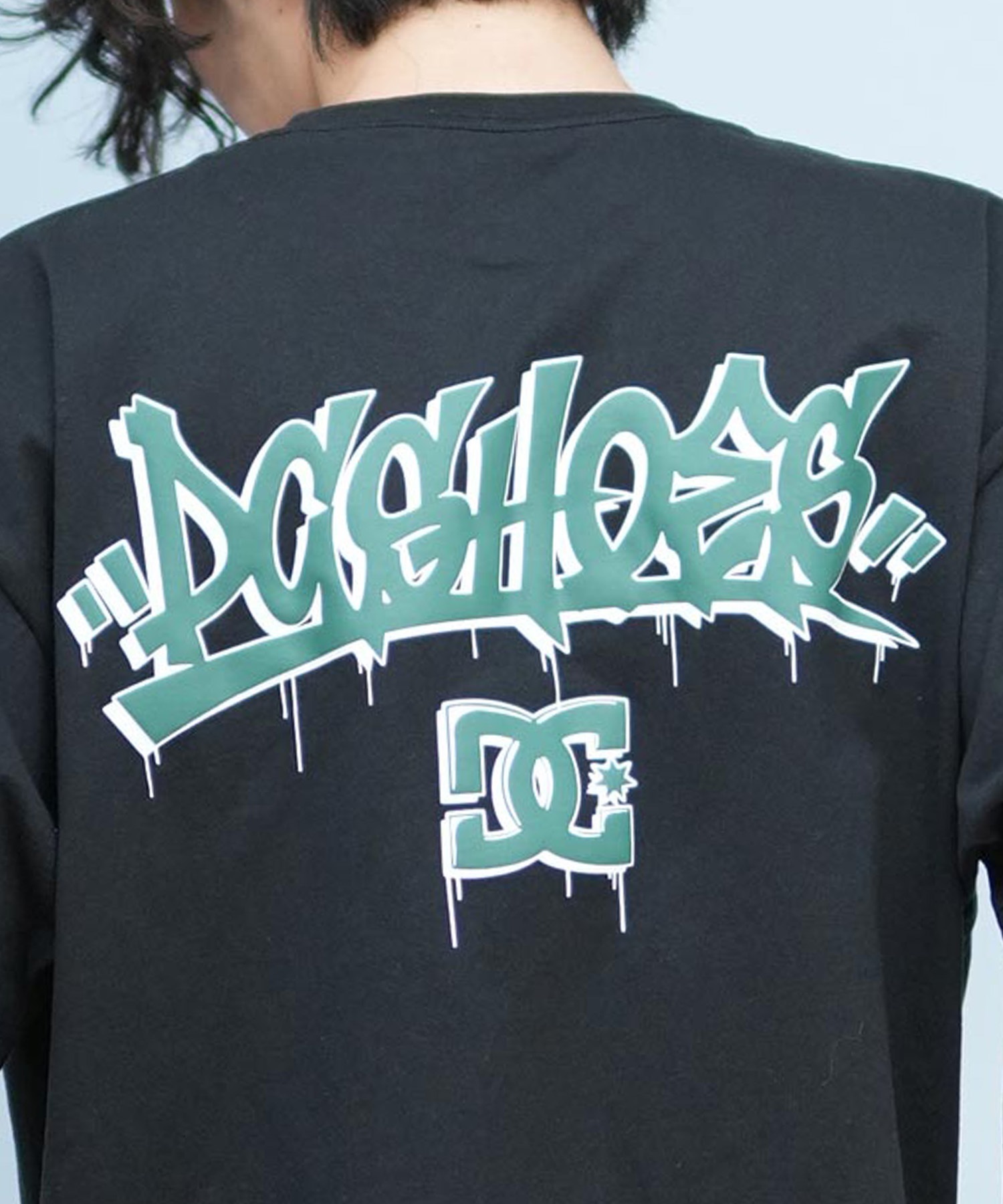 DC ディーシー 半袖 Tシャツ メンズ バックプリント ルーズシルエット 25 GRAFFITTI SS DST251097(WHT-M)
